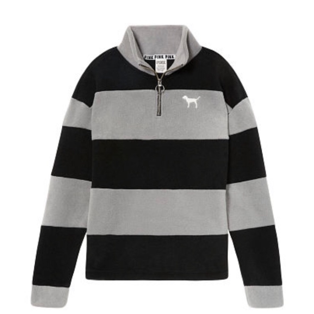 VS pink polar fleece sweater